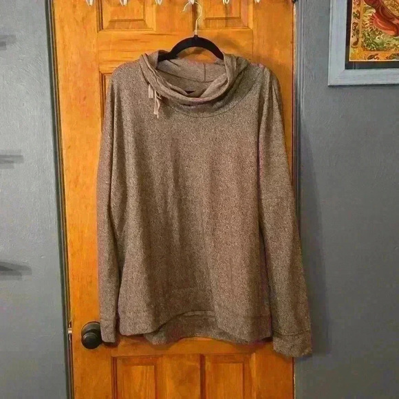 Pink Cowl Neck Sweater - Picture 2 of 6